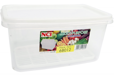 68012 Rectangle Container with various sized